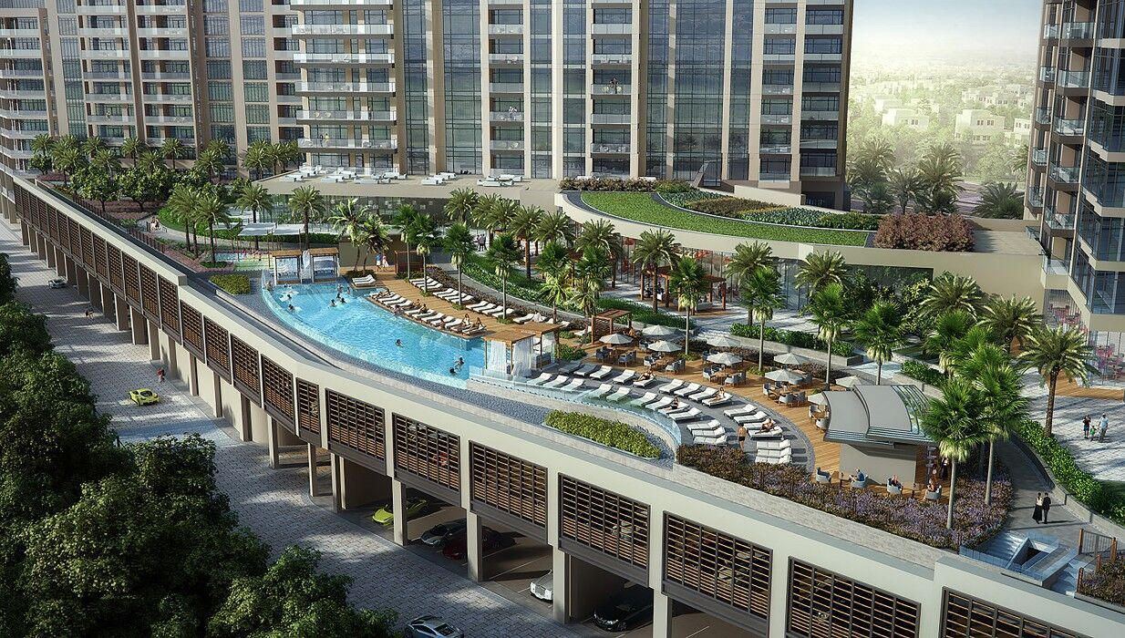 Vida Emirates Hills Dubai Exterior foto